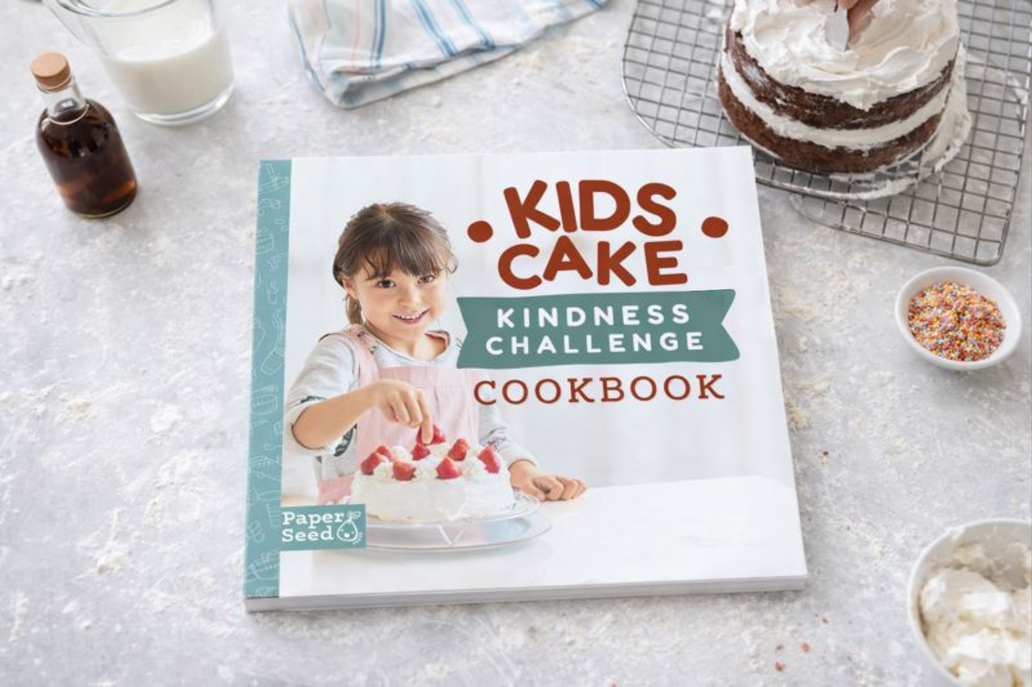 "Frosting Friendship", Cake Kindness Challenge 2026, Baking Challenge, Kids Cookbook