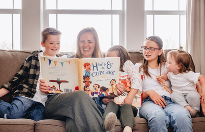 "How to Eat a Cupcake" Picture Book, Inclusive Book, Teaching Tool, Family Story Time